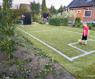 fodboldbane i haven, unikahaver